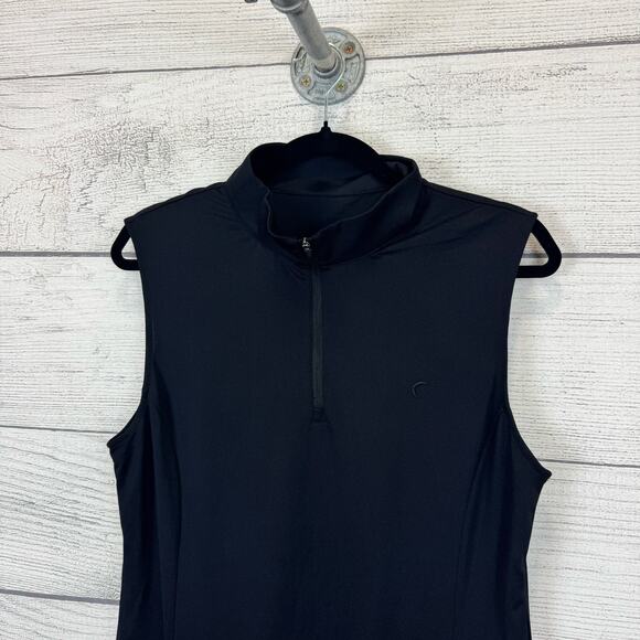 Zyia Active Women's Black Mesh Ivy Classic Clubhouse Golf Tennis Dress Size XL - Picture 2 of 8